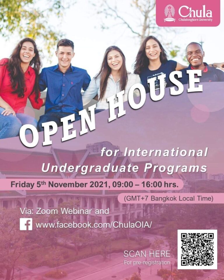 the Open House for International Undergraduate Programs by Chulalongkorn University
