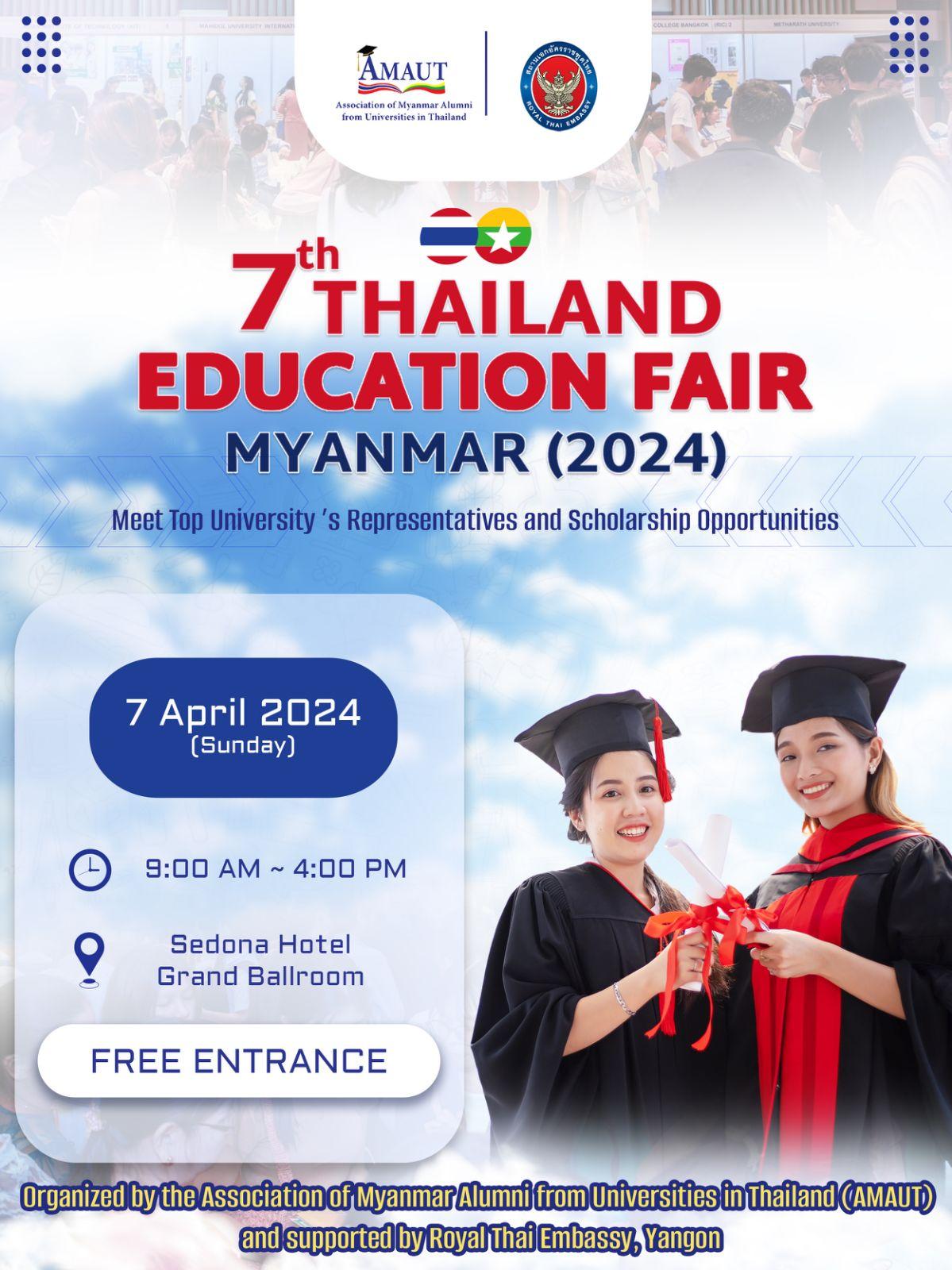 7th Thailand Education Fair (Myanmar) 2024 proposal